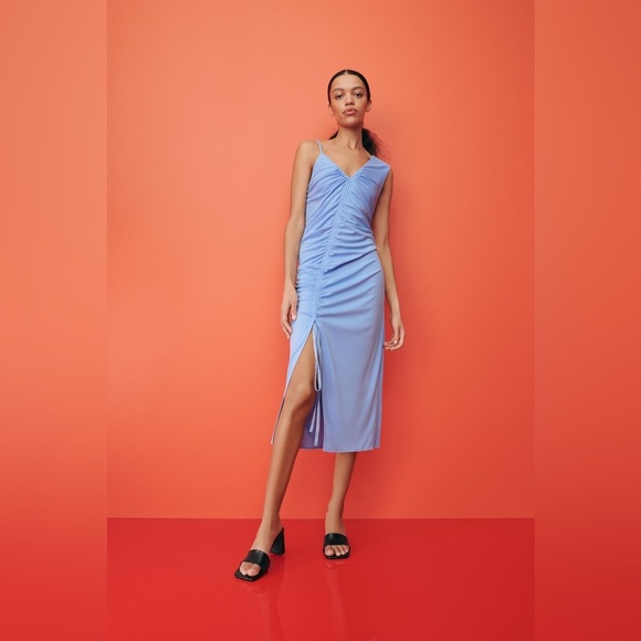 Zara Assymetrical Midi Dress - Picture 2 of 9